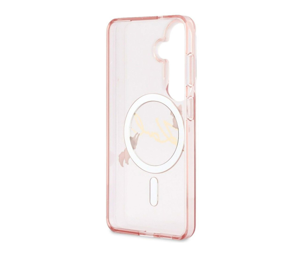 Karl Lagerfeld Etui KC Script MagSafe do Galaxy S26 różowy - 1522714 - zdjęcie 3